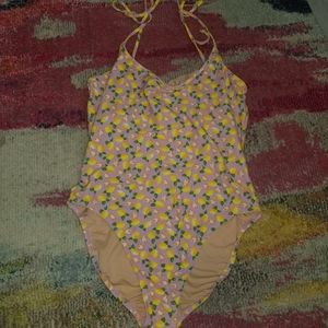 J. Crew Tie-shoulder One-piece Swimsuit